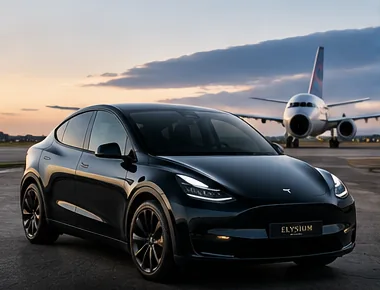 Tesla Model 3 noire, berline premium électrique